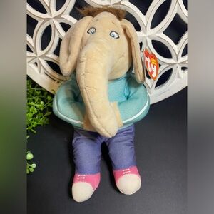 Ty Beanie Baby Sing Meena Stuffed Elephant